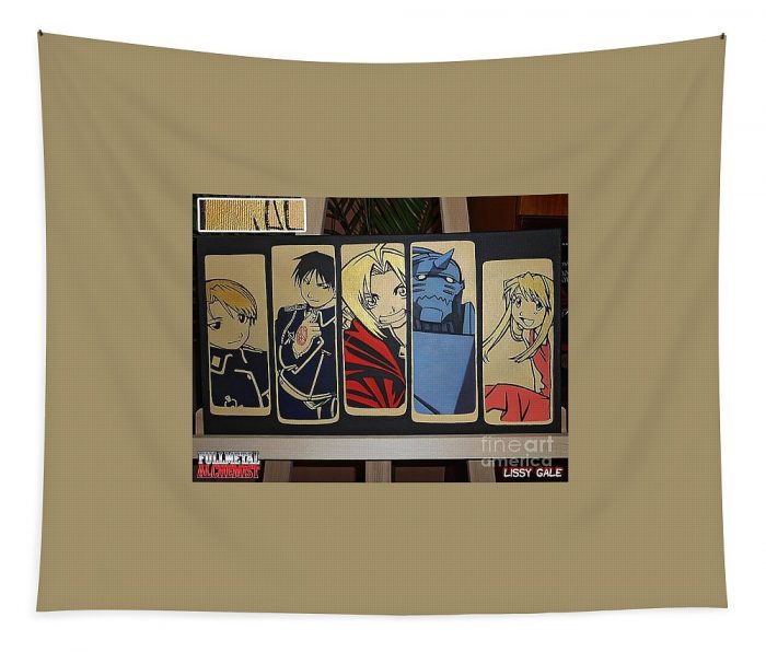 fullmetal alchemist brotherhood original acrylic painting lissy gale - Anime Tapestry Store