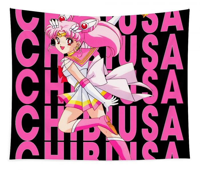 funny chibiusa art sailor moon gifts idea gleam shinny transparent - Anime Tapestry Store