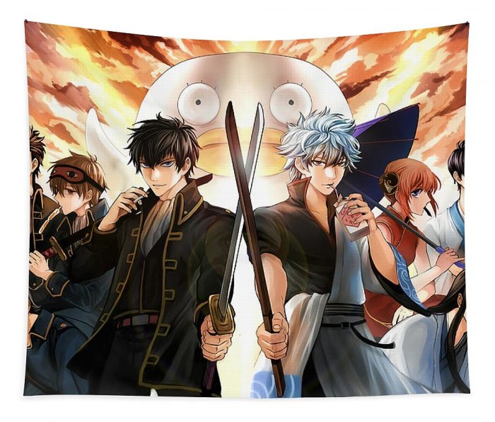 gintama yorozuya amp shinsengumi poster paul nathan - Anime Tapestry Store