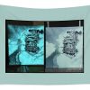 glow in the dark howls moving castle gift black and white painting original studio ghibli galina povhanych - Anime Tapestry Store