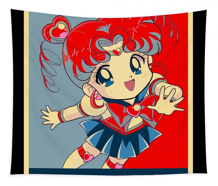 graphic sailor moon art chibiusa characters anime manga for fans gleam shinny transparent - Anime Tapestry Store