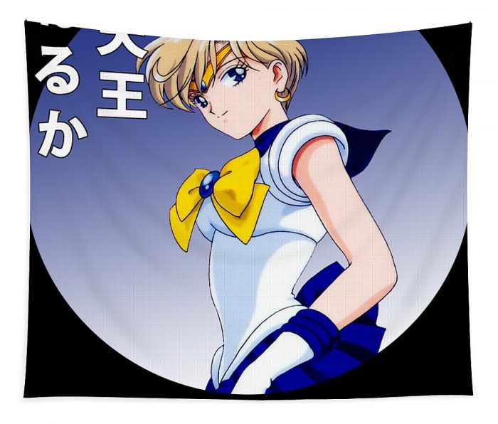 graphic sailor moon haruka girl anime gifts for fans gleam shinny transparent - Anime Tapestry Store