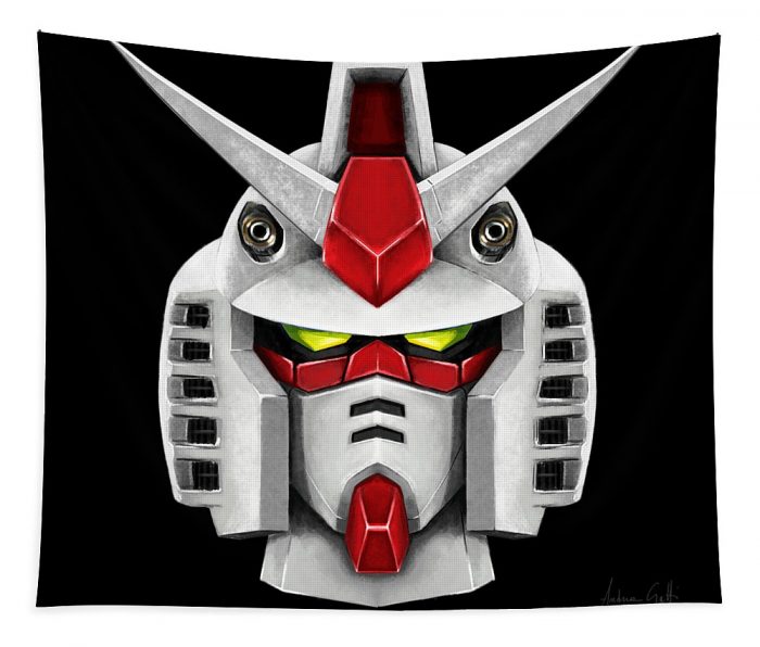 gundam andrea gatti transparent - Anime Tapestry Store