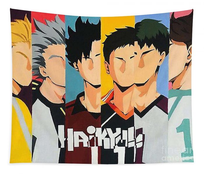 haikyuu captains ujang kilong - Anime Tapestry Store