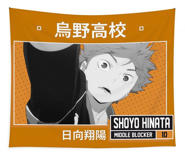 haikyuu shoyo hinata karasuno high school mhammed el garni transparent - Anime Tapestry Store