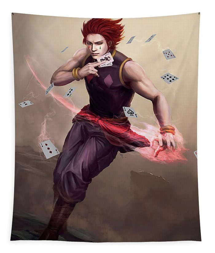 hisoka hunter x hunter lac lac - Anime Tapestry Store