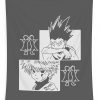 hunter x hunter gon and killua anime manga cute matthews oliver transparent - Anime Tapestry Store