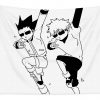 hunter x hunter gon freecss and killua zoldyck pose fantasy anime transparent - Anime Tapestry Store