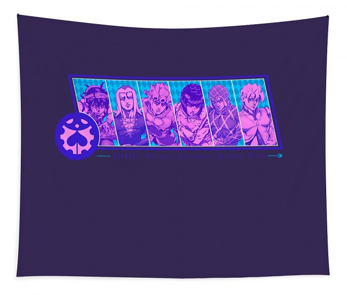 jojos bizarre adventure group crest badge jennye mhyli transparent - Anime Tapestry Store