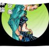 jolyne cujoh jojos bizarre adventure japanese art fantasy anime transparent - Anime Tapestry Store