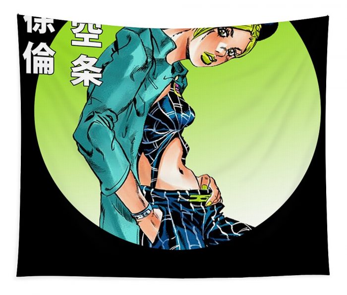 jolyne cujoh jojos bizarre adventure japanese art fantasy anime transparent - Anime Tapestry Store