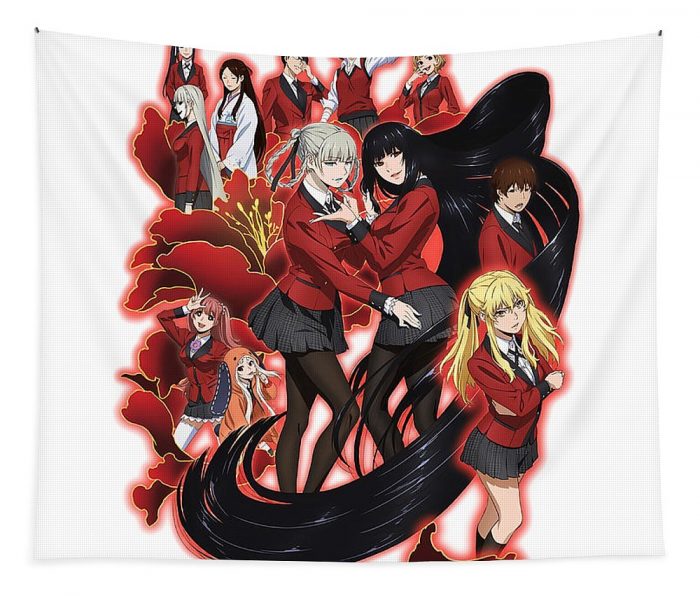 kakegurui gambling poster will young - Anime Tapestry Store