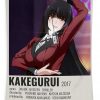 kakegurui poster poster quote shaw phillips - Anime Tapestry Store