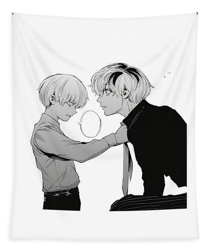 kaneki ken and sasaki haise tokyo ghoul poster kennedy grace - Anime Tapestry Store