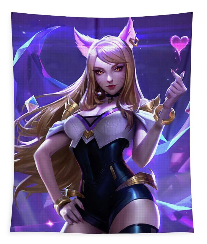 kda ahri katsu shirai 1 - Anime Tapestry Store