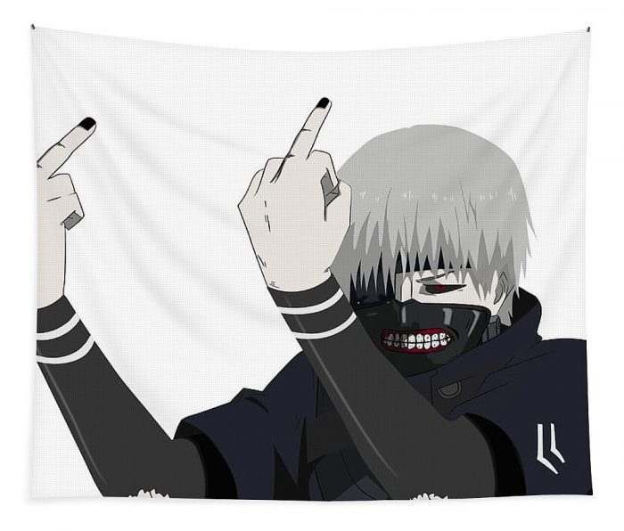 ken kaneki tokyo ghoul poster green davis owen - Anime Tapestry Store