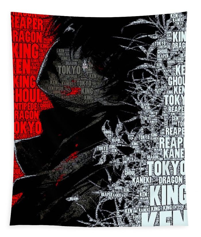 ken kaneki tokyo ghoul poster victoria finley - Anime Tapestry Store