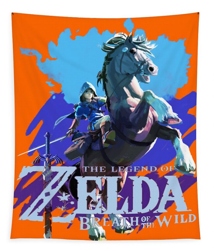 legend of zelda breath of the wild 2 elsie a heim transparent - Anime Tapestry Store