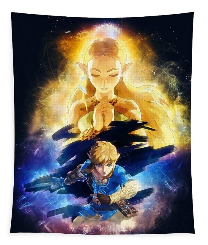 link and zelda artwork big mart - Anime Tapestry Store