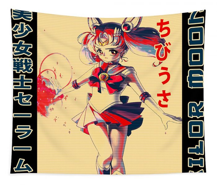 love chibiusa art sailor moon gifts idea gleam shinny transparent - Anime Tapestry Store