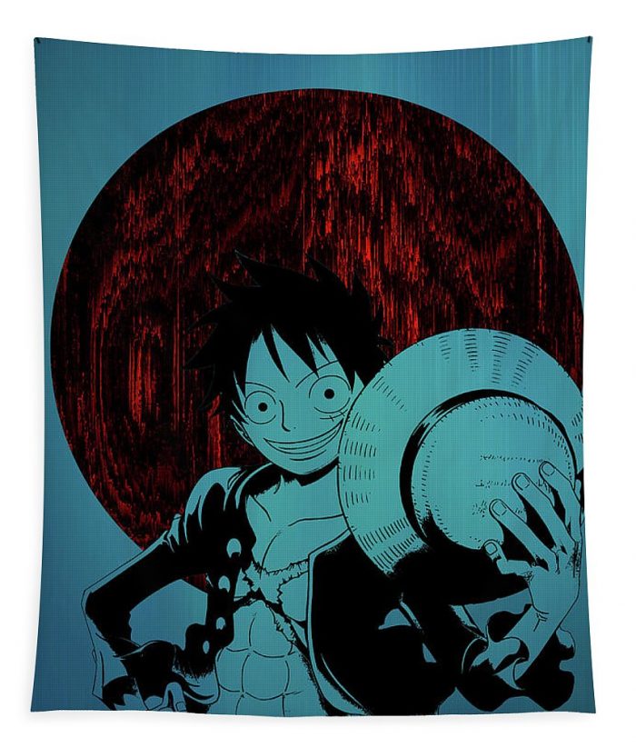 luffy one piece ismail ismail - Anime Tapestry Store