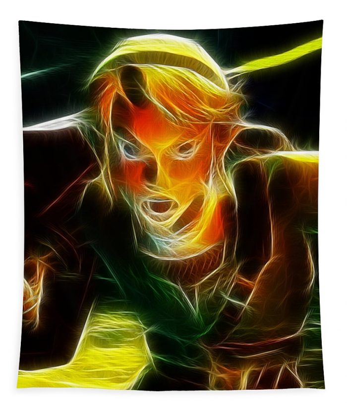 magical zelda link paul van scott - Anime Tapestry Store