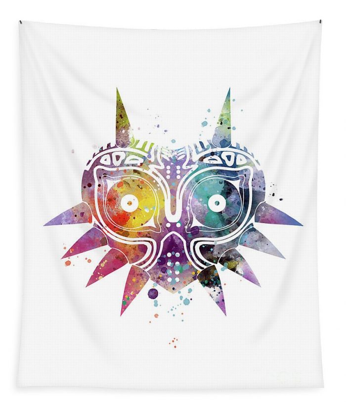 majoras mask monn print - Anime Tapestry Store