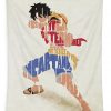 monkey d luffy typography art inspirowl design - Anime Tapestry Store