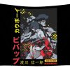 music vintage bounty hunter aesthetic cowboy bebop heroes movie for child transparent - Anime Tapestry Store