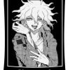 nagito komaeda danganronpa manga poster hipster will taylor - Anime Tapestry Store