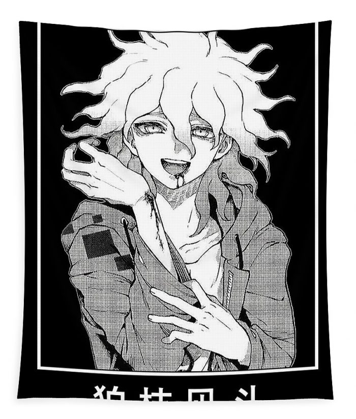 nagito komaeda danganronpa manga poster hipster will taylor - Anime Tapestry Store