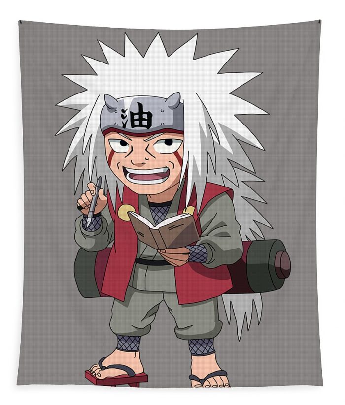 naruto chibi jiraiya victoria carroll transparent - Anime Tapestry Store