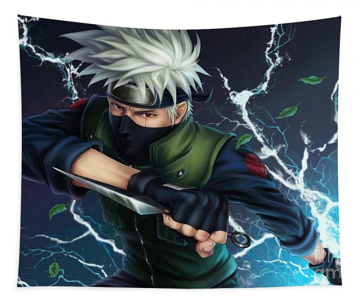 naruto digital art thomas jones - Anime Tapestry Store