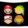 nintendo raymond sandos transparent - Anime Tapestry Store