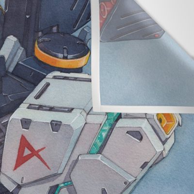 nu gundam watercolor tapestries 2 - Anime Tapestry Store