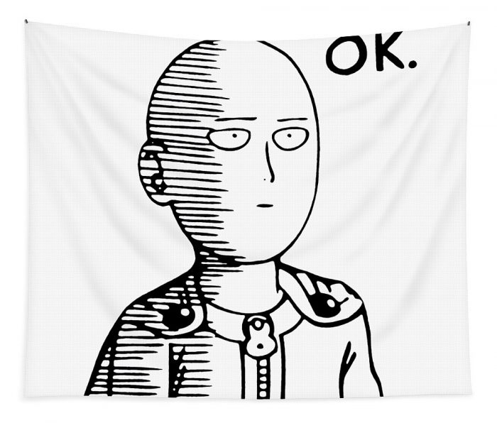 ok it is punch man vara hidayah transparent - Anime Tapestry Store