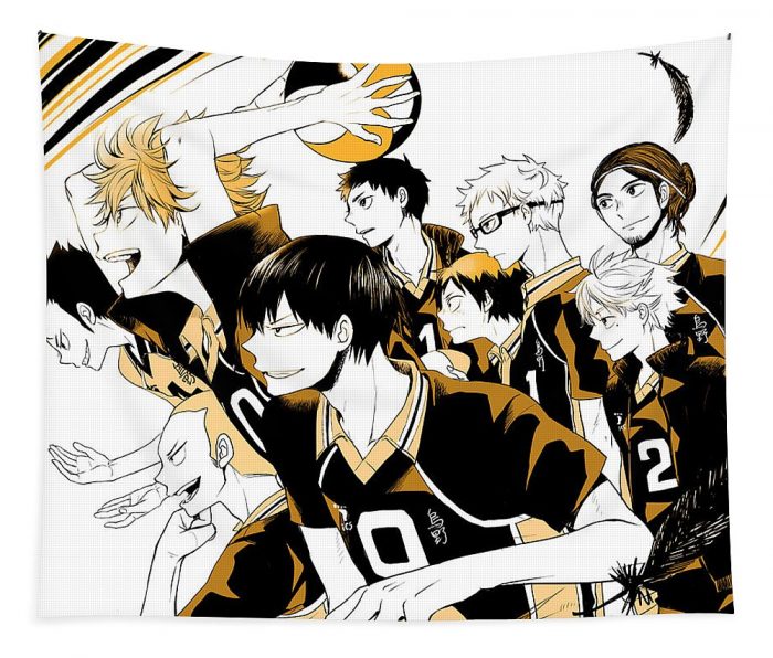 orange karasuno ke tan - Anime Tapestry Store