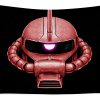 red zaku head andrea gatti transparent - Anime Tapestry Store