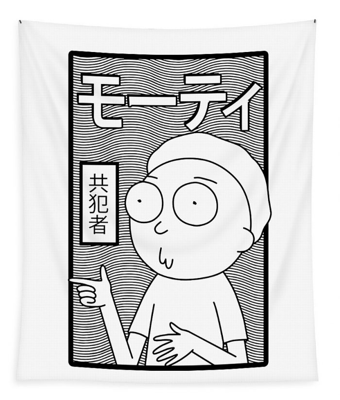 rick and morty philip m evans transparent - Anime Tapestry Store