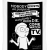 rick and morty schwifty wubba max thompson - Anime Tapestry Store