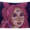 sailor moon chibiusa lazy sheba - Anime Tapestry Store