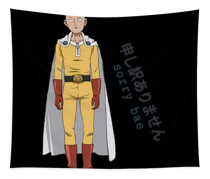 saitama el houssaine ben lamaalem transparent - Anime Tapestry Store