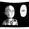 saitama okay sara c myers transparent - Anime Tapestry Store