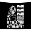 saiyan pain joel buchanan transparent - Anime Tapestry Store