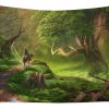 the legend of zelda breath of the wild kokiri forest wonder photos - Anime Tapestry Store