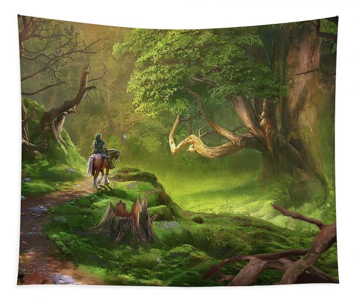 the legend of zelda breath of the wild kokiri forest wonder photos - Anime Tapestry Store