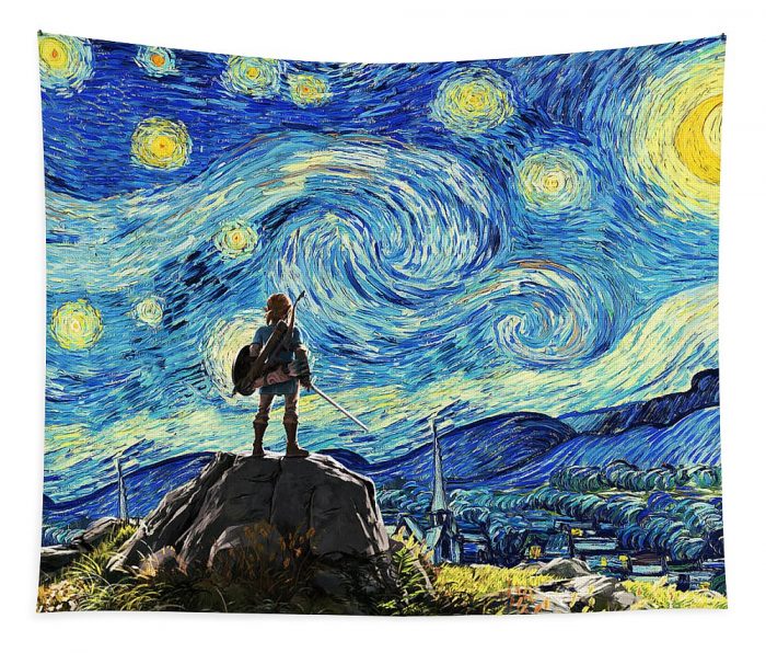 the legend of zelda breath of the wild linyan chen - Anime Tapestry Store