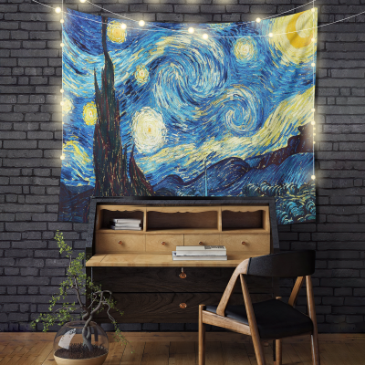 The Starry Night Tapestry Room Decor