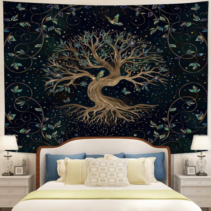 Tree Of Life Art Tapestry Room Decor