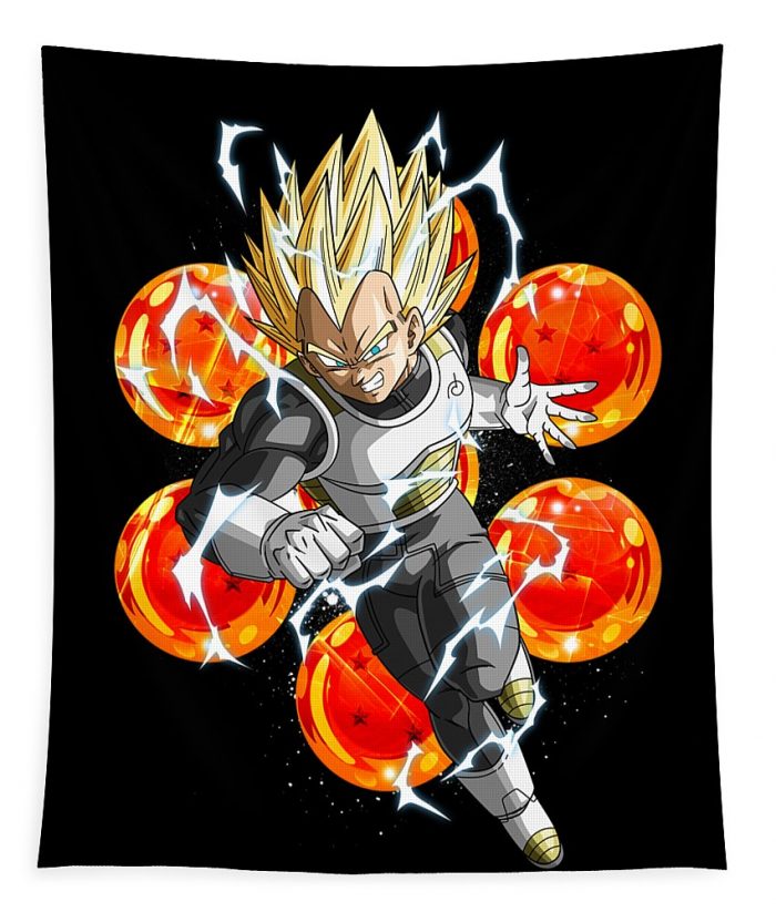 vegeta jason stonebanks transparent - Anime Tapestry Store